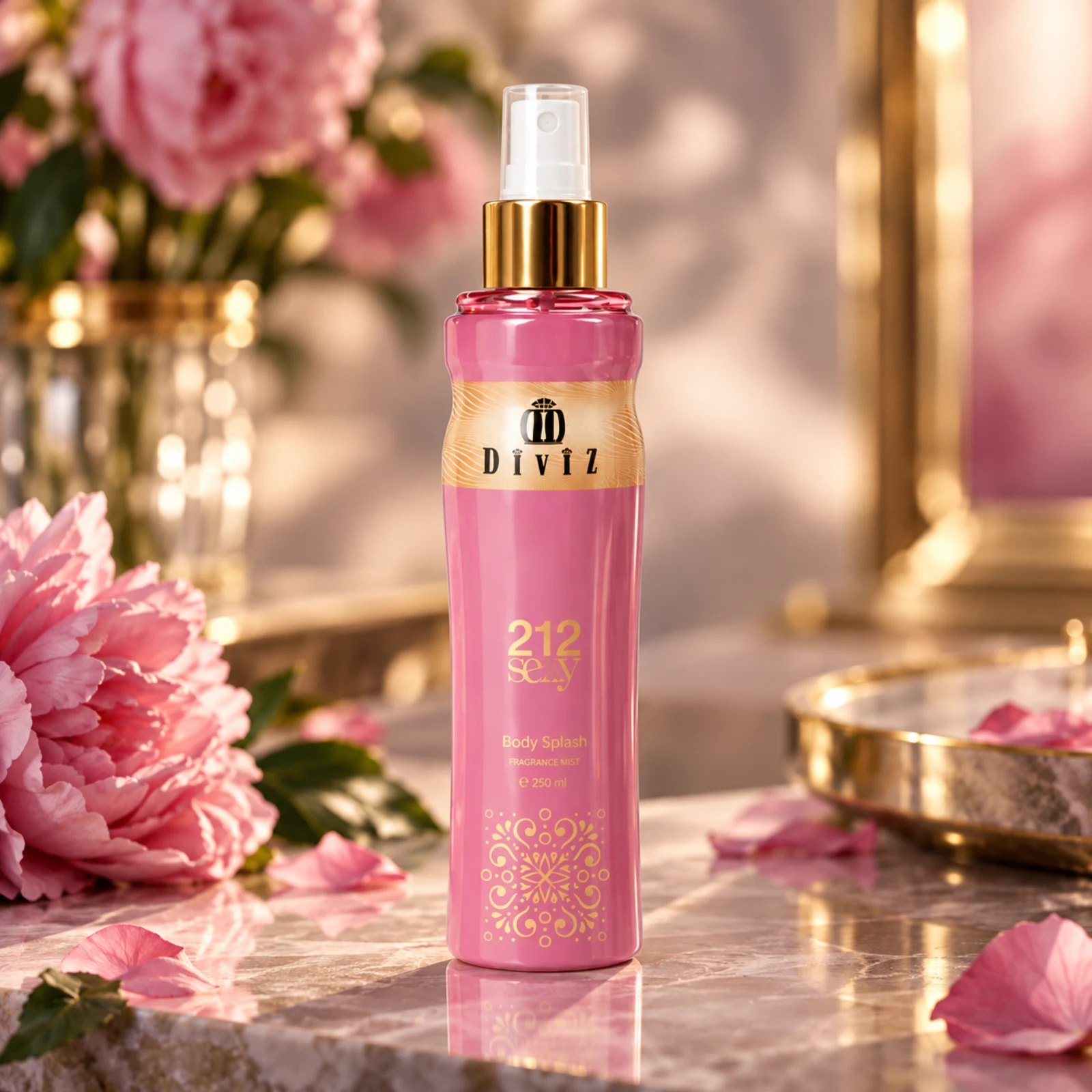 بادی اسپلش کارولینا هررا 212 سکسی زنانه Carolina Herrera 212 Sexy body splash for Women حجم 300 میل