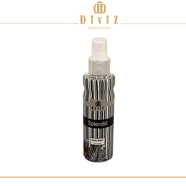 بادی اسپلش سریس اسپلندور بلک مردانه Splendor Black Body splash for Men حجم 150 میل
