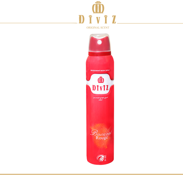 اسپری دئودورانت باکارات رژ زنانه Baccarat Rouge deodorant spray for Women حجم 200 میل