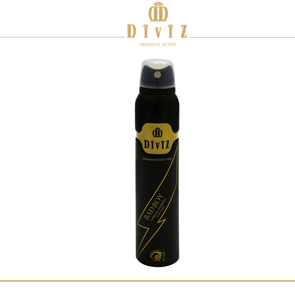 اسپری دئودورانت کارولینا هررا بد بوی مردانه Carolina Herrera Bad Boy deodorant spray for men حجم 200 میل