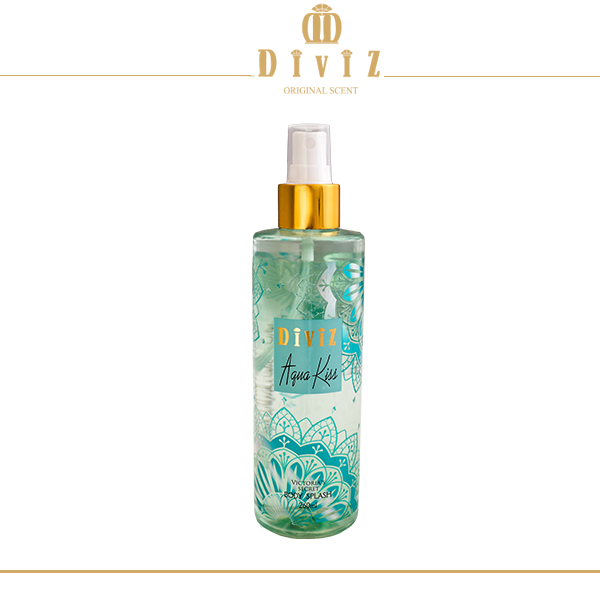 بادی اسپلش ویکتوریا سکرت آکوا کیس زنانه Victoria's Secret Aqua Kiss Body Splash for Women حجم 260 میل