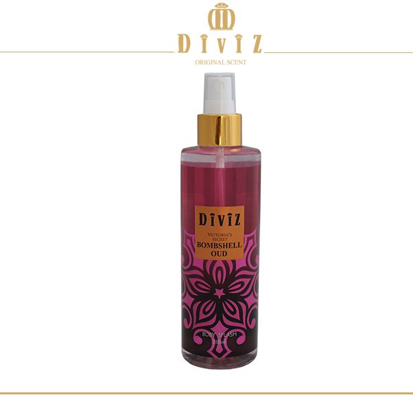 بادی اسپلش بمب شل ویکتوریا سکرت عود زنانه Victoria's Secret Women Bombshell Oud Body Splash for Women حجم 260 میل