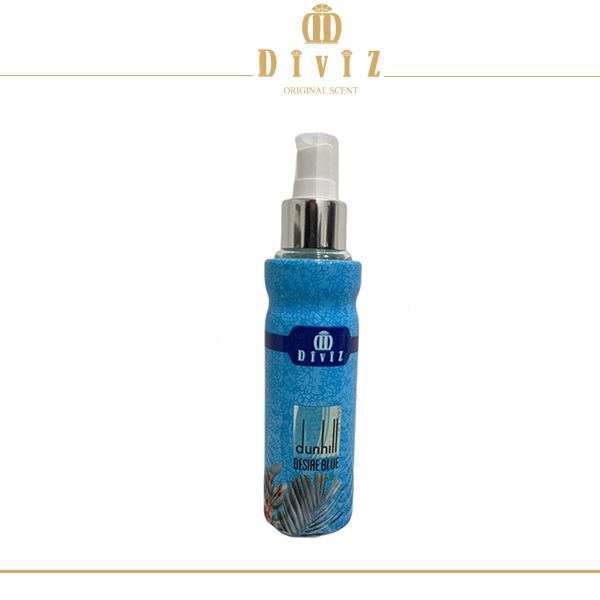 بادی اسپلش دانهیل دیزایر بلو مردانه Dunhill Desire blue body splash for Men حجم 150 میل